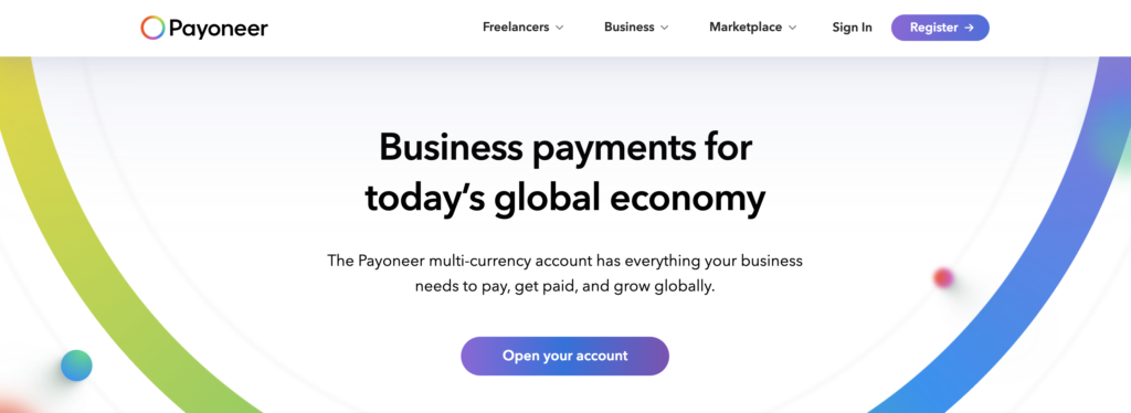 Global Payments By Payoneer for Digital Nomads